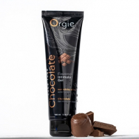 Съедобный интимный гель Orgie Lube Tube Chocolate, 100 мл