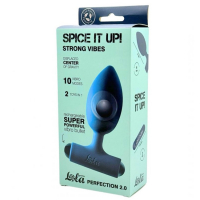 Анальная пробка с перезаряжаемой вибропулей Spice it Up Perfection 2.0