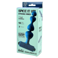 Анальная цепочка с перезаряжаемой вибропулей Spice it Up Excellence 2.0