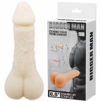 Baile Bigger Man Extend Your Penis Length, телесная. Насадка мастурбатор анус