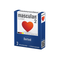 Презервативы Masculan Classic 2, 3 шт. С пупырышками (Dotty)