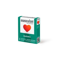 Презервативы Masculan Anatomic, 3 шт. Анатомические