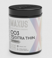Презервативы MAXUS 003 №15 с железным кейсом, экстремально тонкие X-Edition, 15 шт