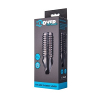 ToyFa Xlover Soft Booster Насадка 8,5 см, черная. С рельефом в виде спирали