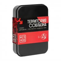 Кубики для двоих «Территория соблазна. Чувственное удовольствие», 3 неоновых кубика, 3 пластиковых к