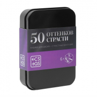 Кубики для двоих «50 оттенков страсти. Страстные фантазии», 3 неоновых кубика, 3 пластиковых кубика,