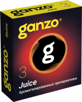 Презервативы GANZO Juice, ароматизированые, латекс, 18 см, 3 шт