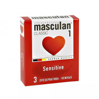 Презервативы Masculan Classic 1, 3 шт. Нежные (Senitive)