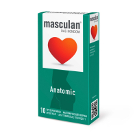 Презервативы Masculan Anatomic, 10 шт. Анатомические