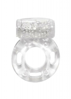 Эрекционное кольцо с вибрацией Rings Axle-pin white