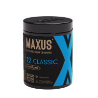 Презервативы MAXUS Classic №12 в железном кейсе, классические X-Edition, 12 шт