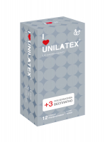 Презервативы Unilatex Dotted 12+3 шт в подарок