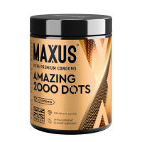 Презервативы MAXUS 2000 Amazing Dots №12 с железным кейсом, точечные, 12 шт