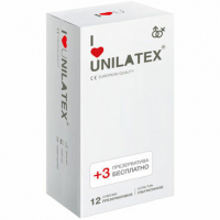 Unilatex Ultra Thin. Презервативы ультратонкие 12+3 шт