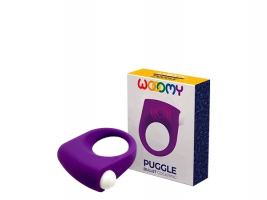 Эрекционное кольцо Puggle Vibrating Ring with Bullet Purple